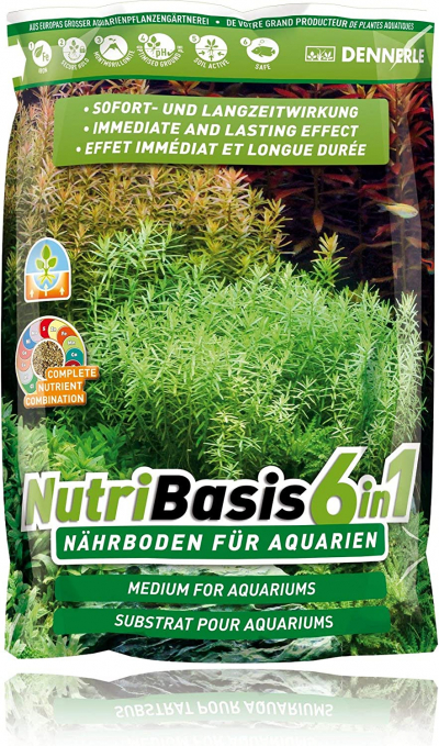 Dennerle NutriBasis 6 en 1 Substrat pour aquarium