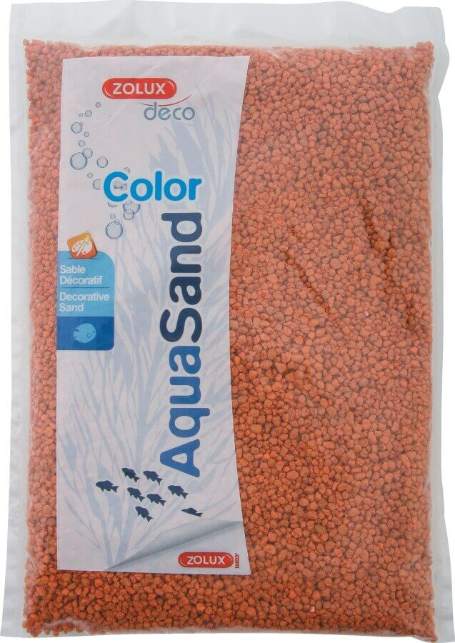 Sand Aquasand Farbe orange Savanne