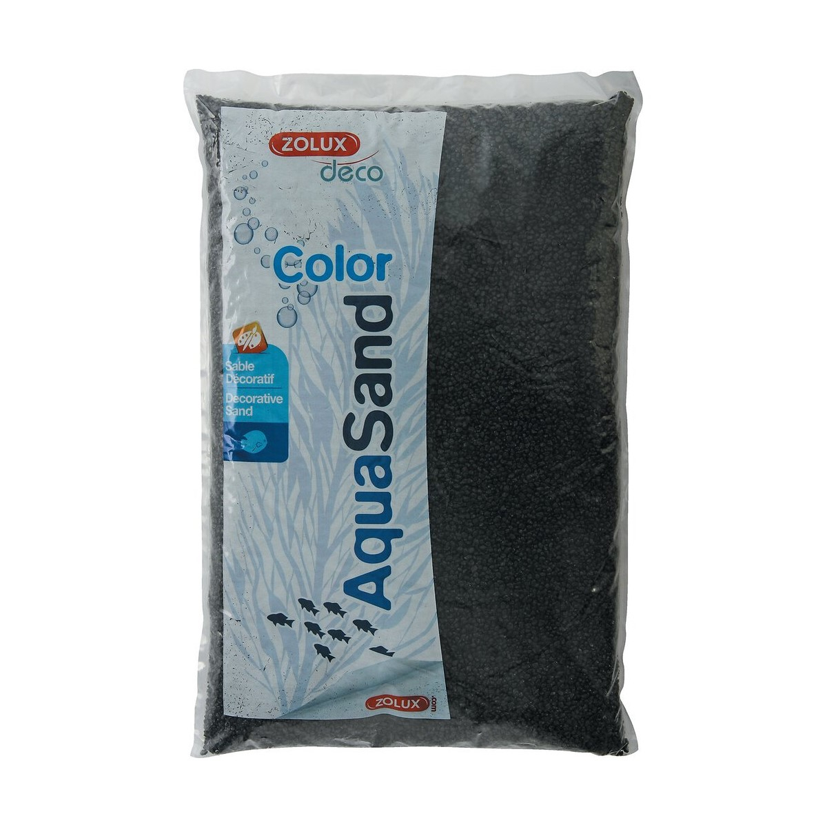 Areia negra de ébano para aquários Zolux Aquasand Color