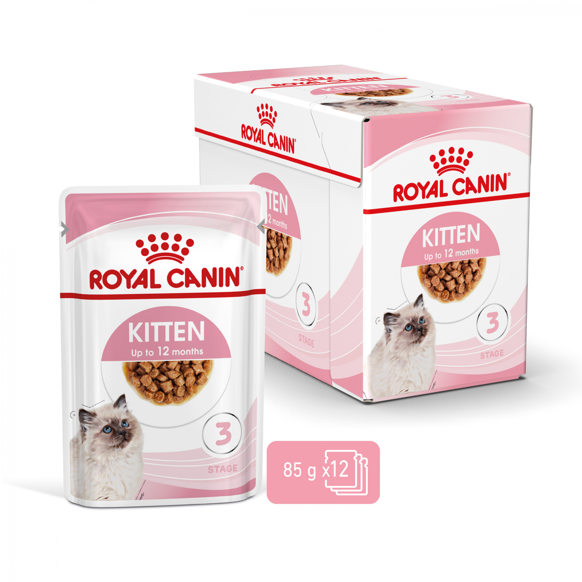Royal Canin Instinctive Kitten Nassfutter in Sauce für Katzen