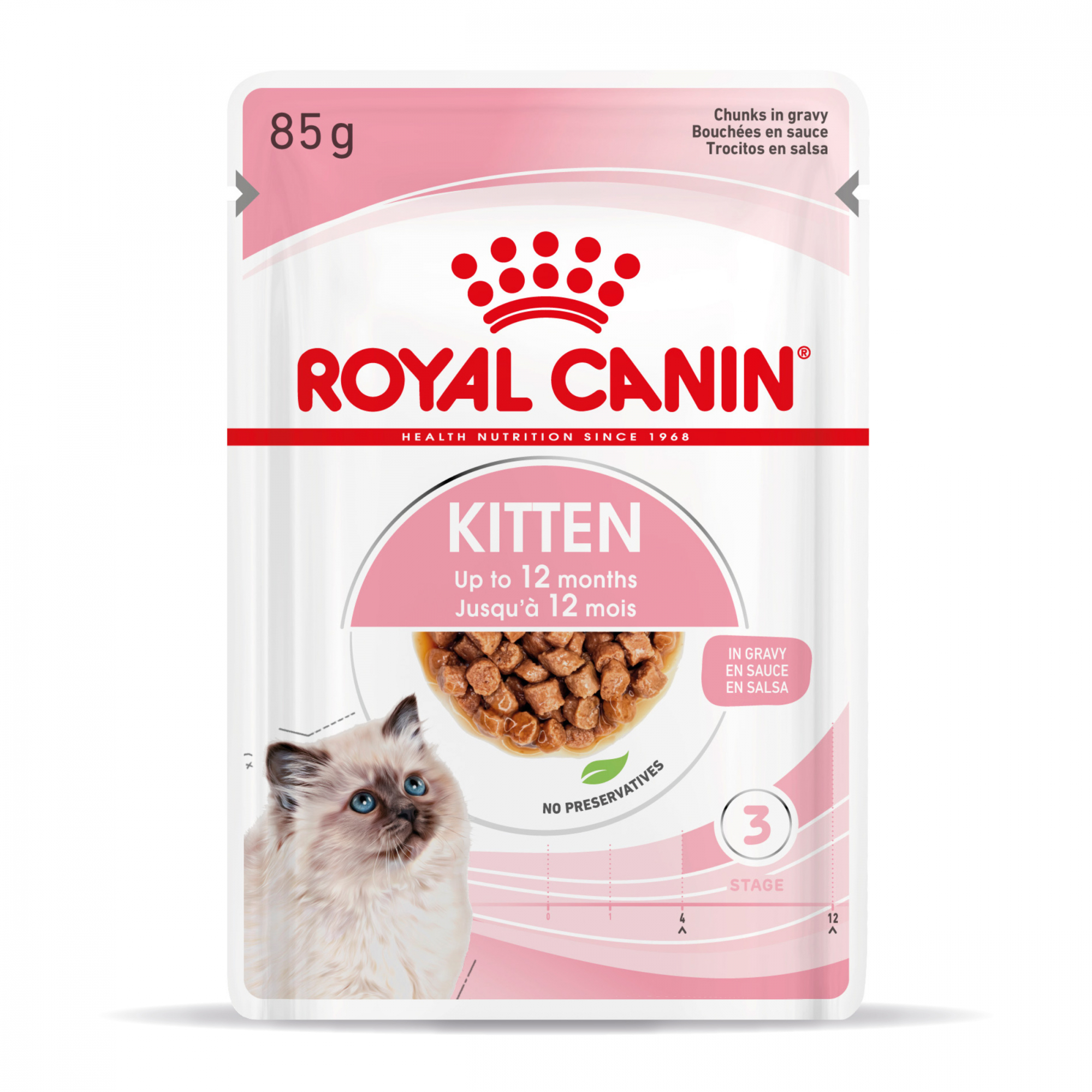 Royal Canin Kitten ração húmida em molho para gatinho