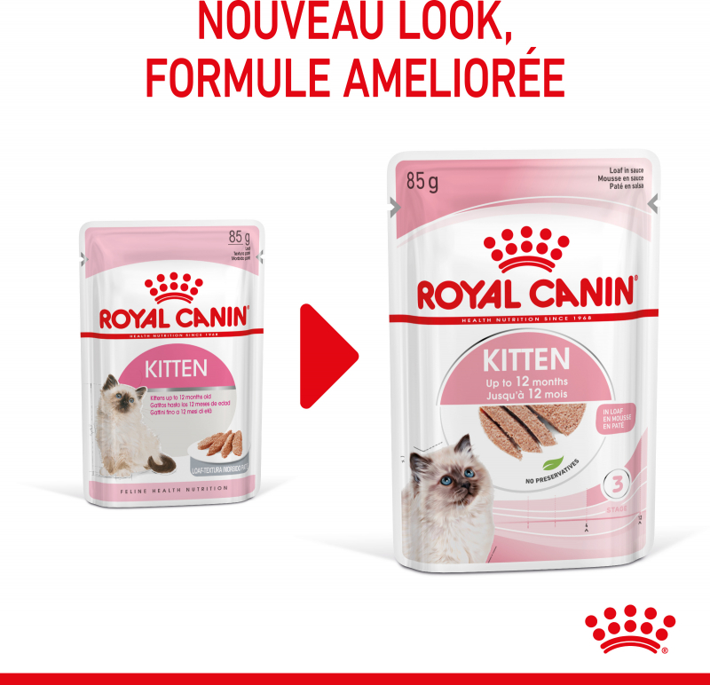 Royal Canin Instinctive Kitten Pâtée en mousse pour chaton