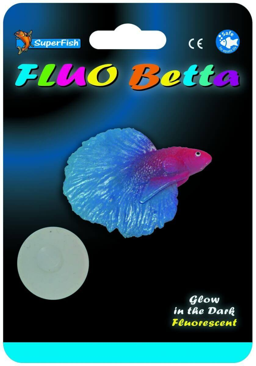 Onweersbui verteren Ademen SuperFish Deco FLUO Betta vis - 3 kleuren