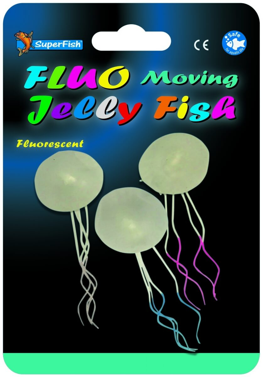SuperFish FLUO Dekoration - Fluo Jellyfish