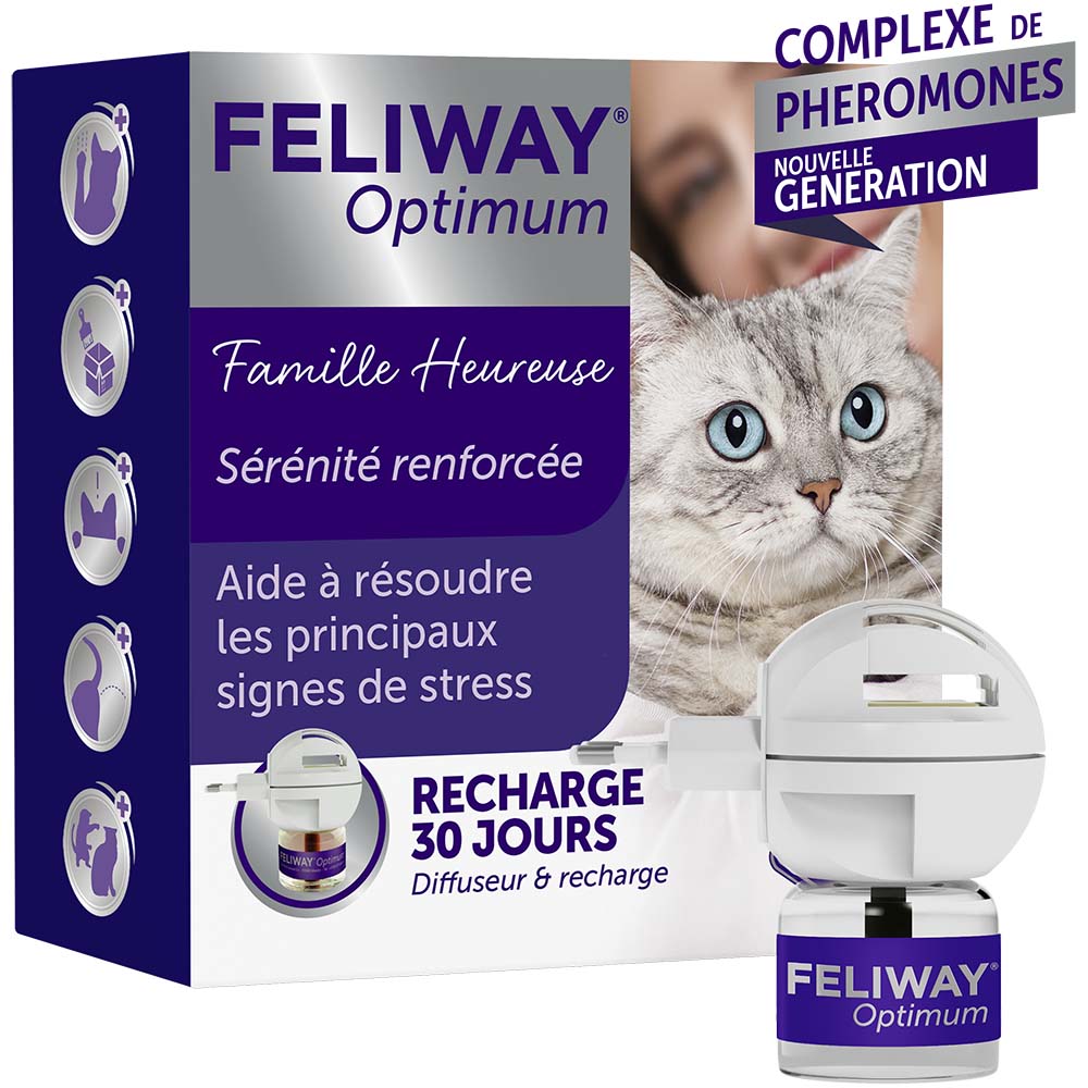 caractéristiques kit complet feliway pour chats 