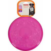 Jouet frisbee pop framboise pour chien