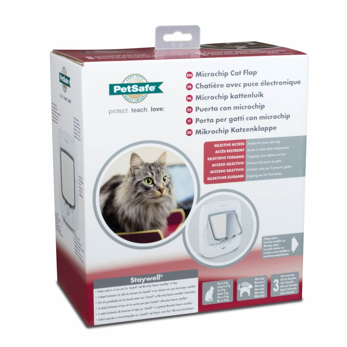 Gateira electrónica para gato com chip electrónico PetSafe Staywell PPA19-16145