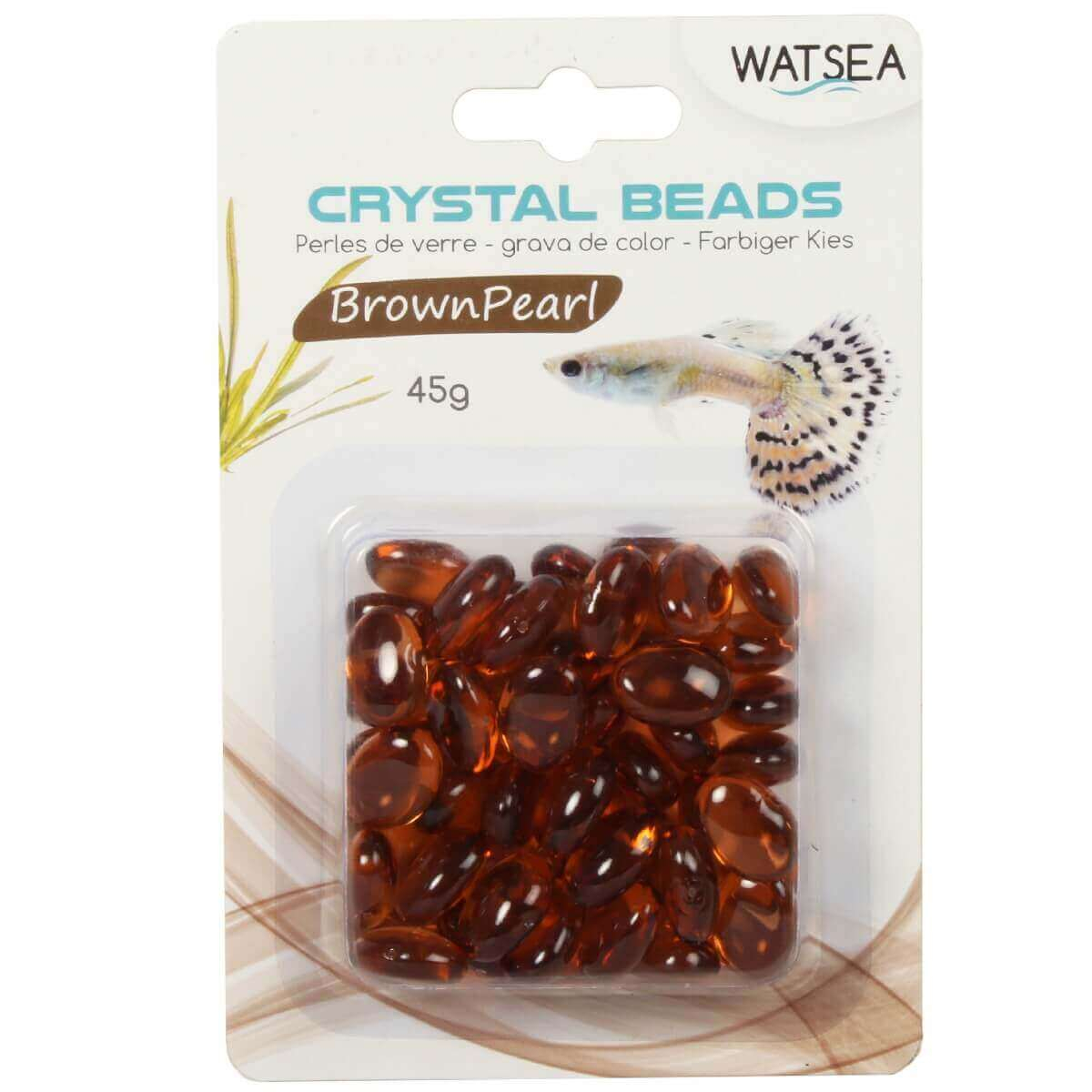 Perlas de cristal para acuario - Marrón, Azul o Amarillo Watsea