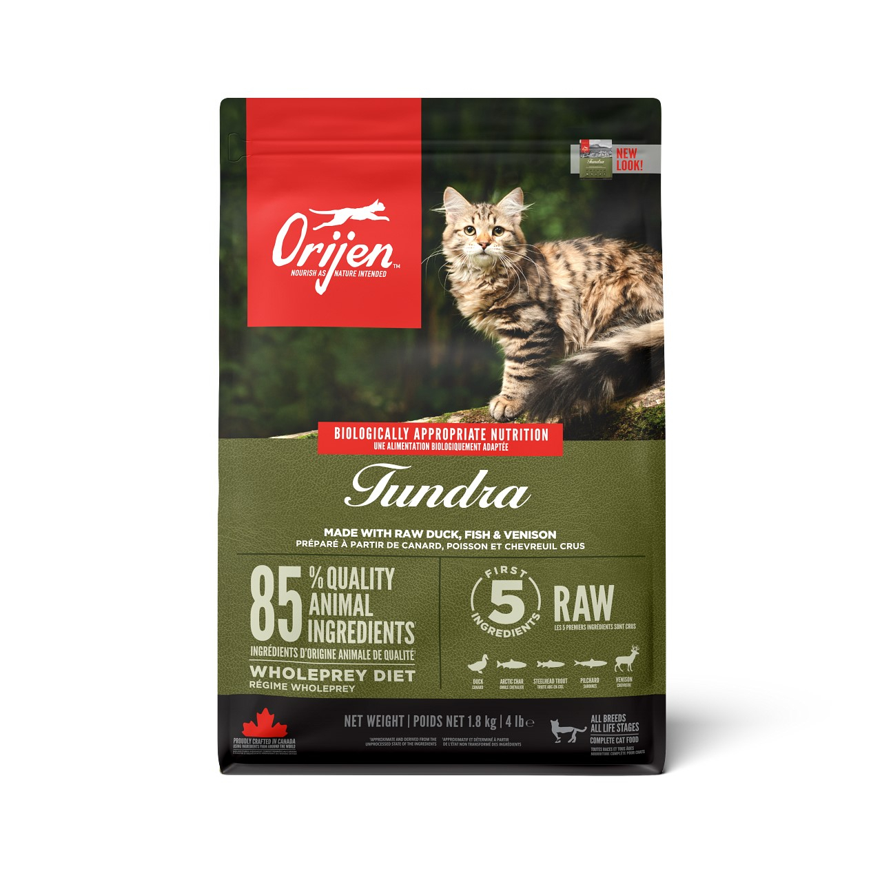 ORIJEN Tundra Getreidefrei für Katzen und Kätzchen