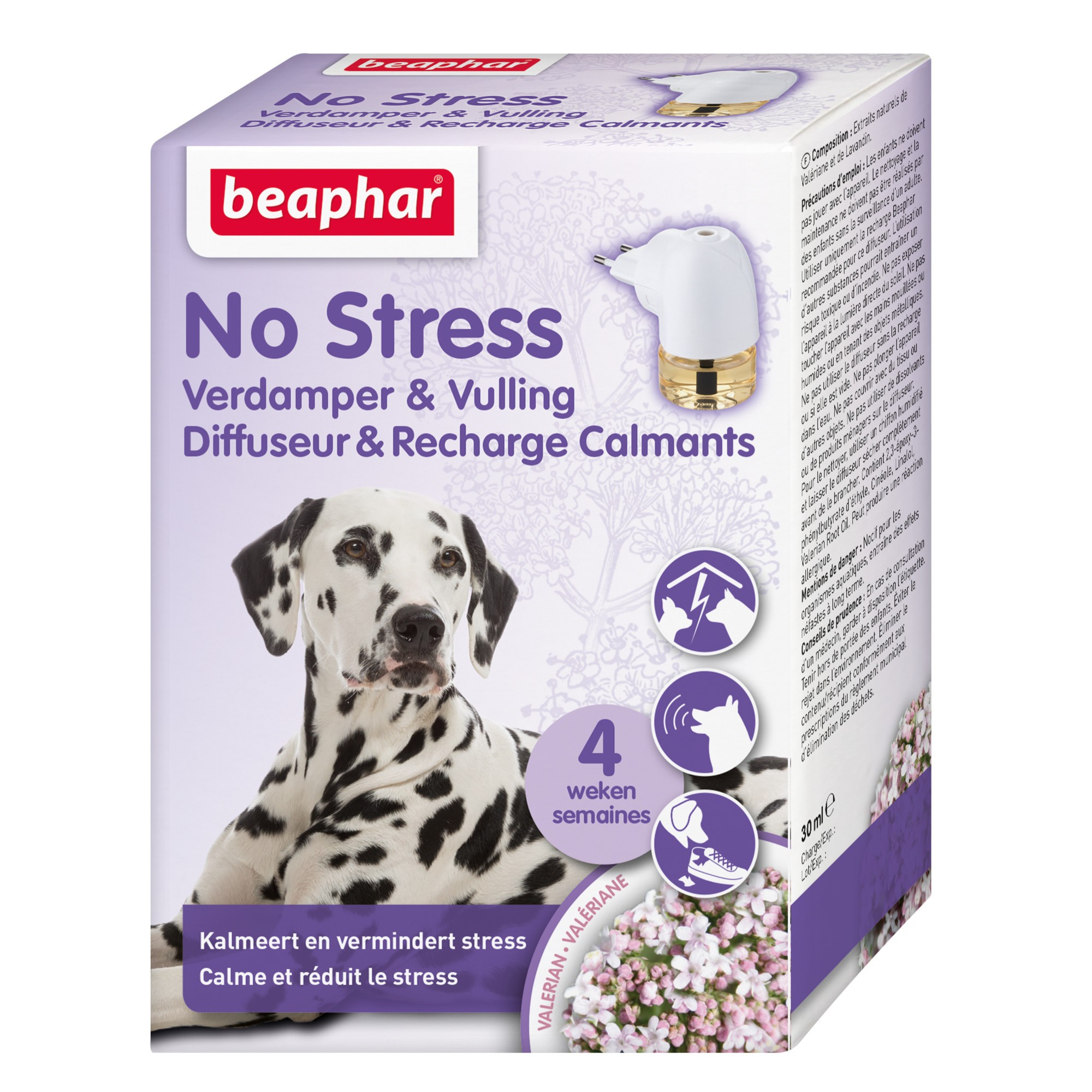 Beaphar No Stress verdamper en vulling 30 ml