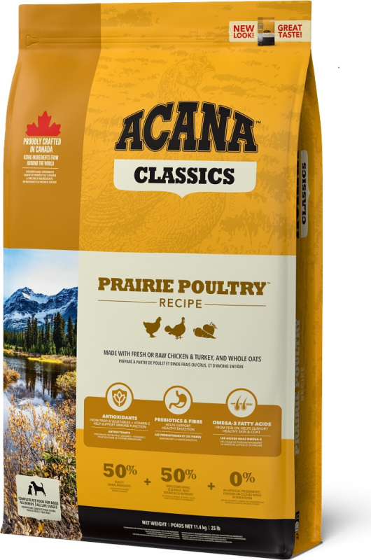 ACANA CLASSICS Prairie Poultry Recipe pour chien et chiot