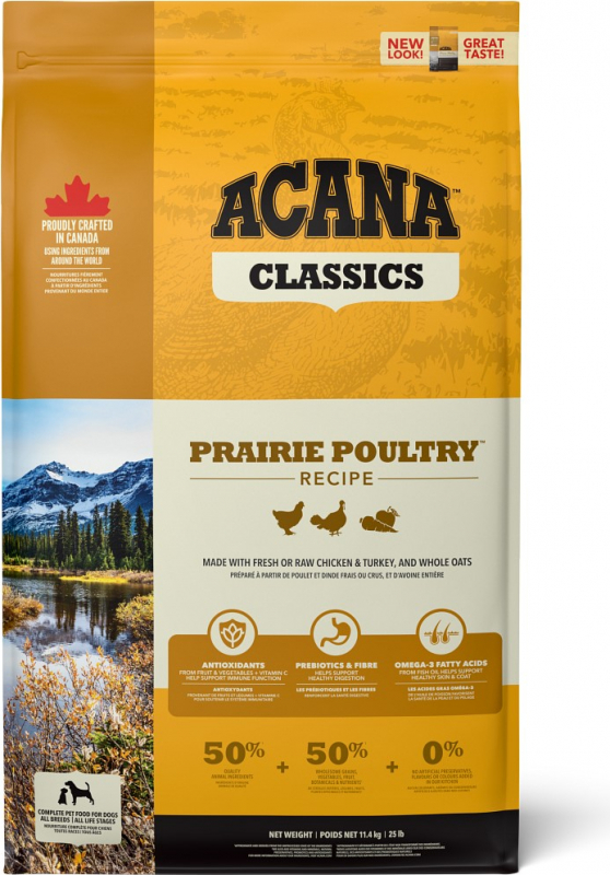 ACANA CLASSICS Prairie Poultry Recipe pour chien et chiot