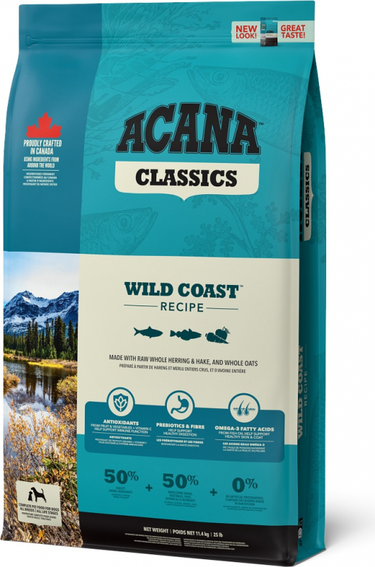 ACANA Classic Wild Coast Recipe para perros y cachorros