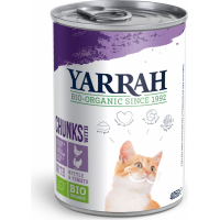 Yarrah Bio Bocaditos en salsa para gatos adultos 405g - 3 sabores