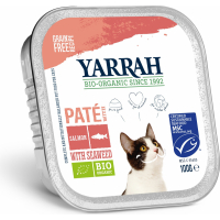 Yarrah Bio Paté Grain Free 100g Comida húmeda ecológica para gatos - 3 sabores