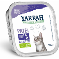 Bio Yarrah 100g Nassfutter ohne Getreide für die erwachsene Katze - 3 Geschmacksrichtungen zur Auswahl