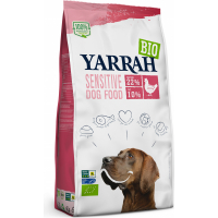 YARRAH Sensitive au poulet et au riz bio pour chien