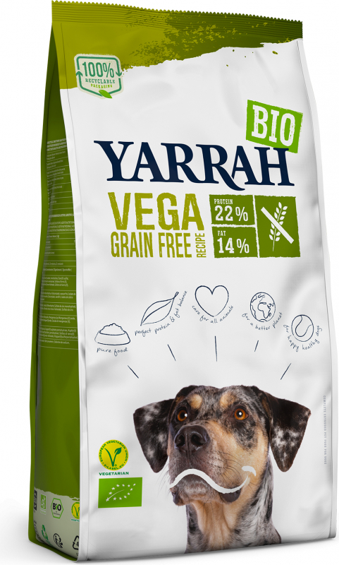 YARRAH Bio Vega Pienso 100% vegano para perros adultos
