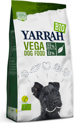 YARRAH Bio Vega Baobab & Noix de Coco 100% Végétarien pour Chien Adulte