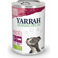 Pâtée Yarrah Bio 400g Sans Céréales pour Chien Adulte - 2 saveurs au choix