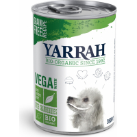 Pâtée YARRAH Vega Bio 380g Sans Céréales pour Chien Adulte