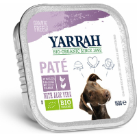 Pâtée Yarrah Bio 150g Sans Céréales pour Chien Adulte - 3 saveurs au choix