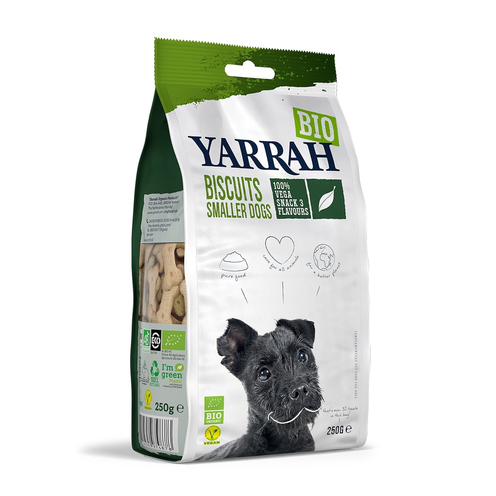 Yarrah Bio Surtido de galletas veganas para perros pequeños