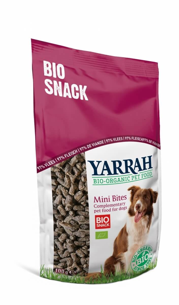 Friandises Yarrah Mini snacks bio pour  chien 