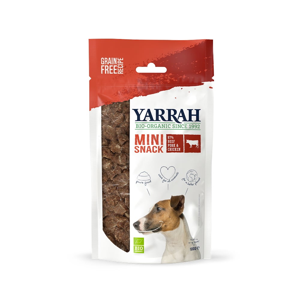Friandises Yarrah Mini snacks bio pour chien