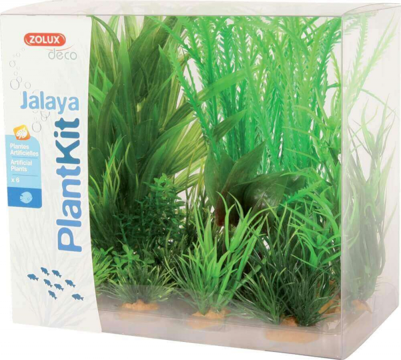 Plantkit Jalaya surtido de 6 plantas artificiales para acuario