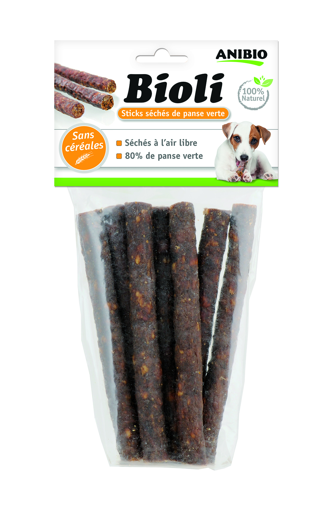 Bioli - Sticks mastigáveis de barriga verde para cães