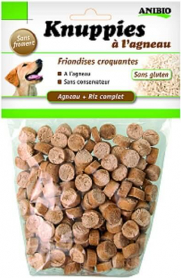 Knuppies - Snacks pour chien à l'agneau BIO
