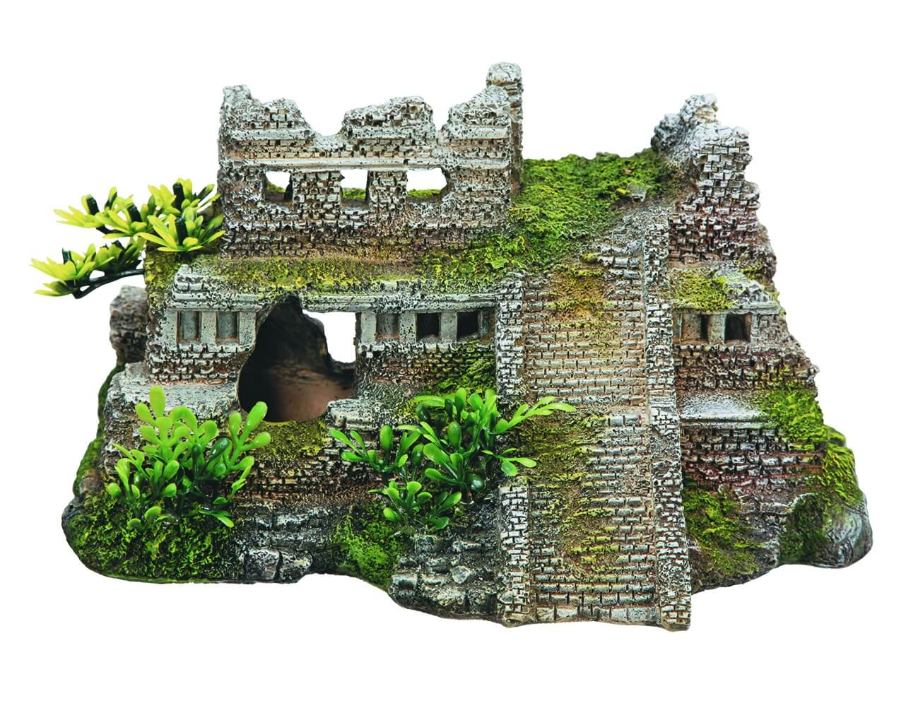 Decoratie aquarium ruïnes van Maya
