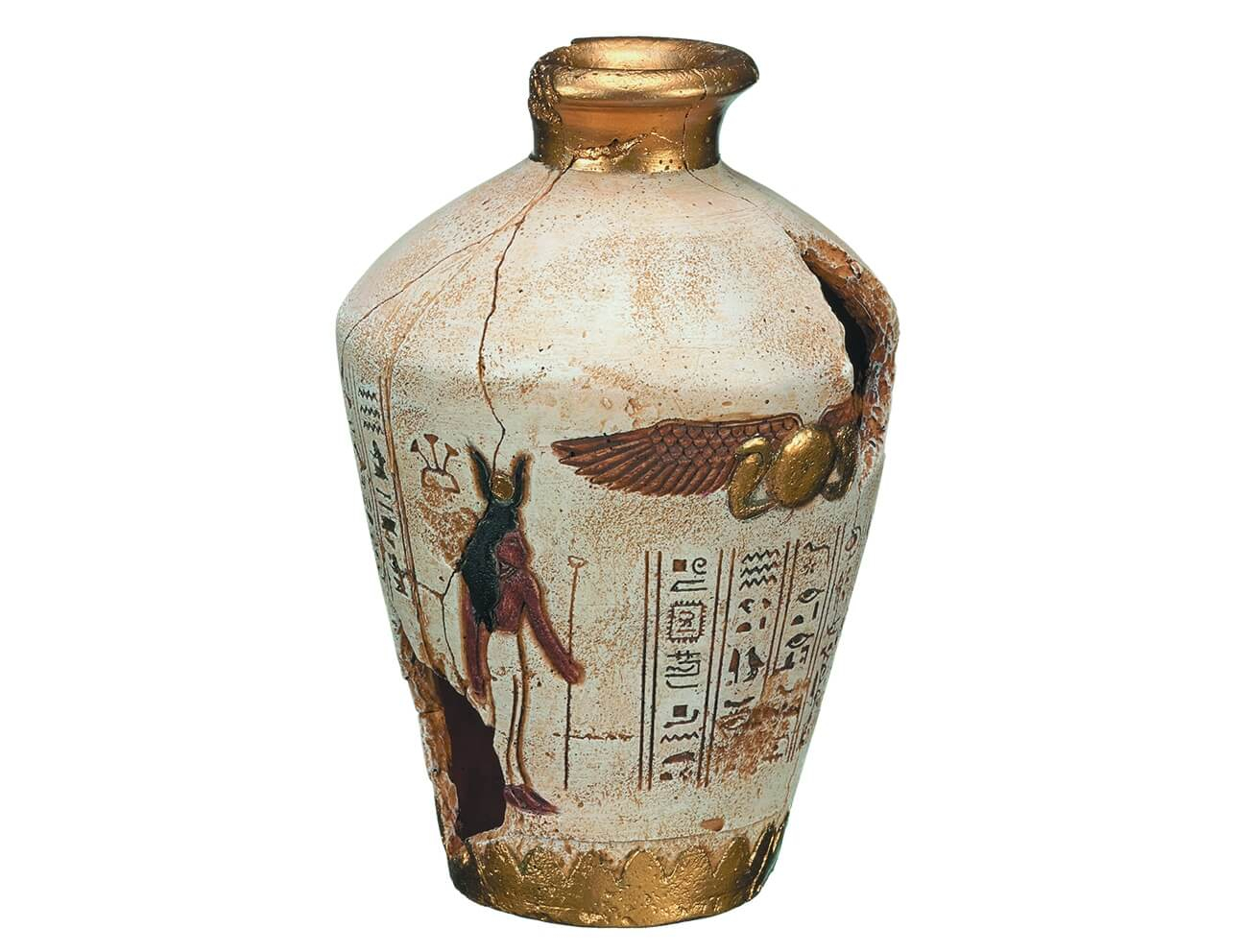 Decoração para Aquário frasco egípcio