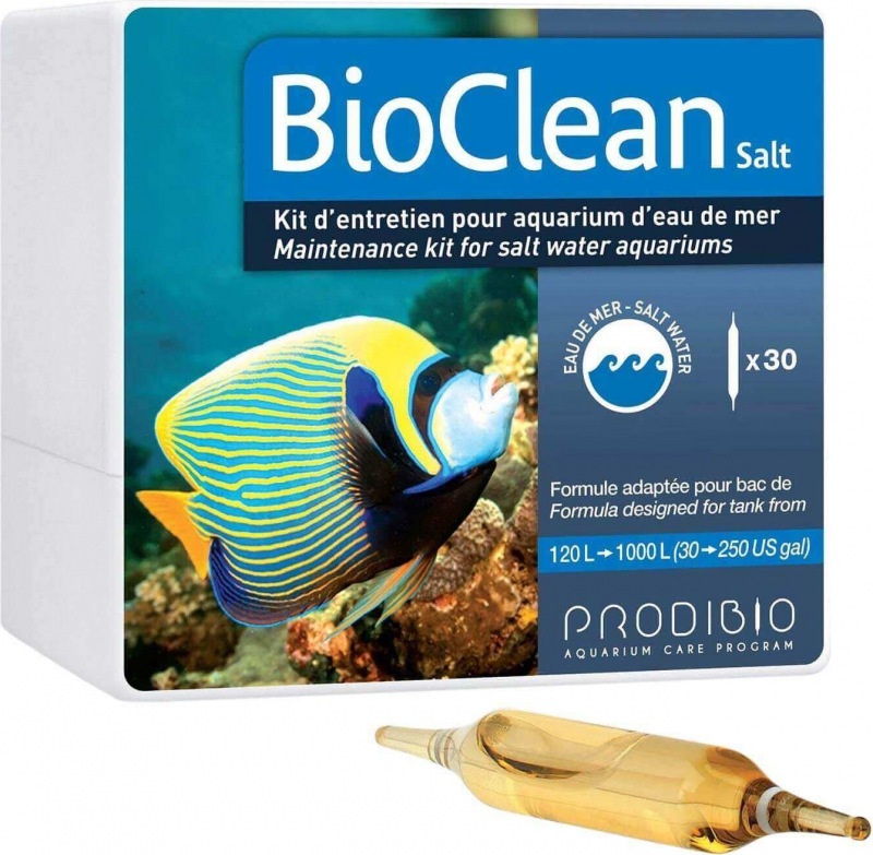 Prodibio BioClean Salt Nettoyage biologique pour aquarium récifal