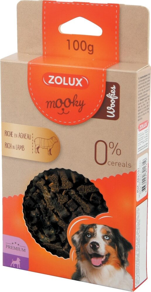 Snack per cani MOOKY premium con agnello senza cereali