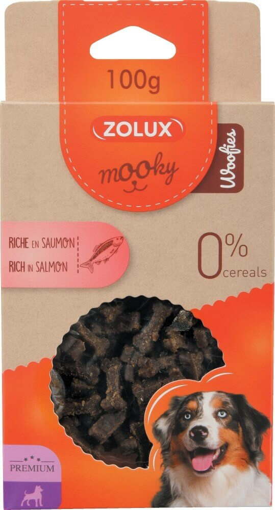 Friandises Chat – Zolux Mookie Flowies saumon – 60 gr