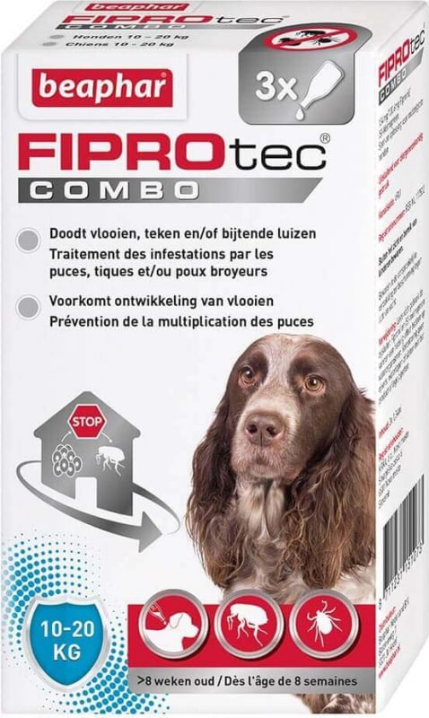 FIPROtec Combo, pipettes anti puces et anti tiques pour chien
