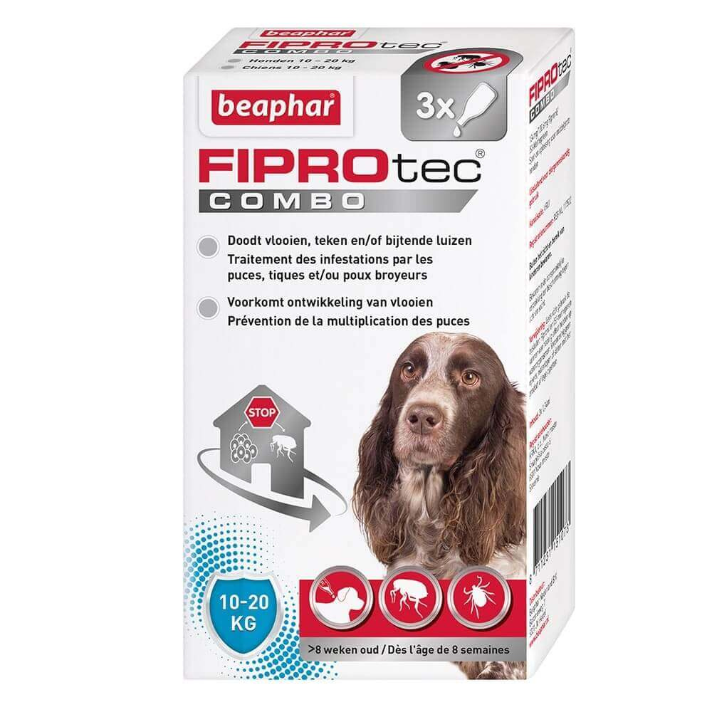 FIPROtec Combo, pipetten tegen teken en vlooien bij honden