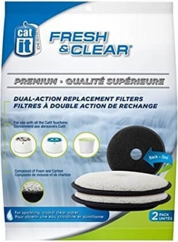 Reservefilters Cat-it Fresh & Clear voor drinkfontein 2x