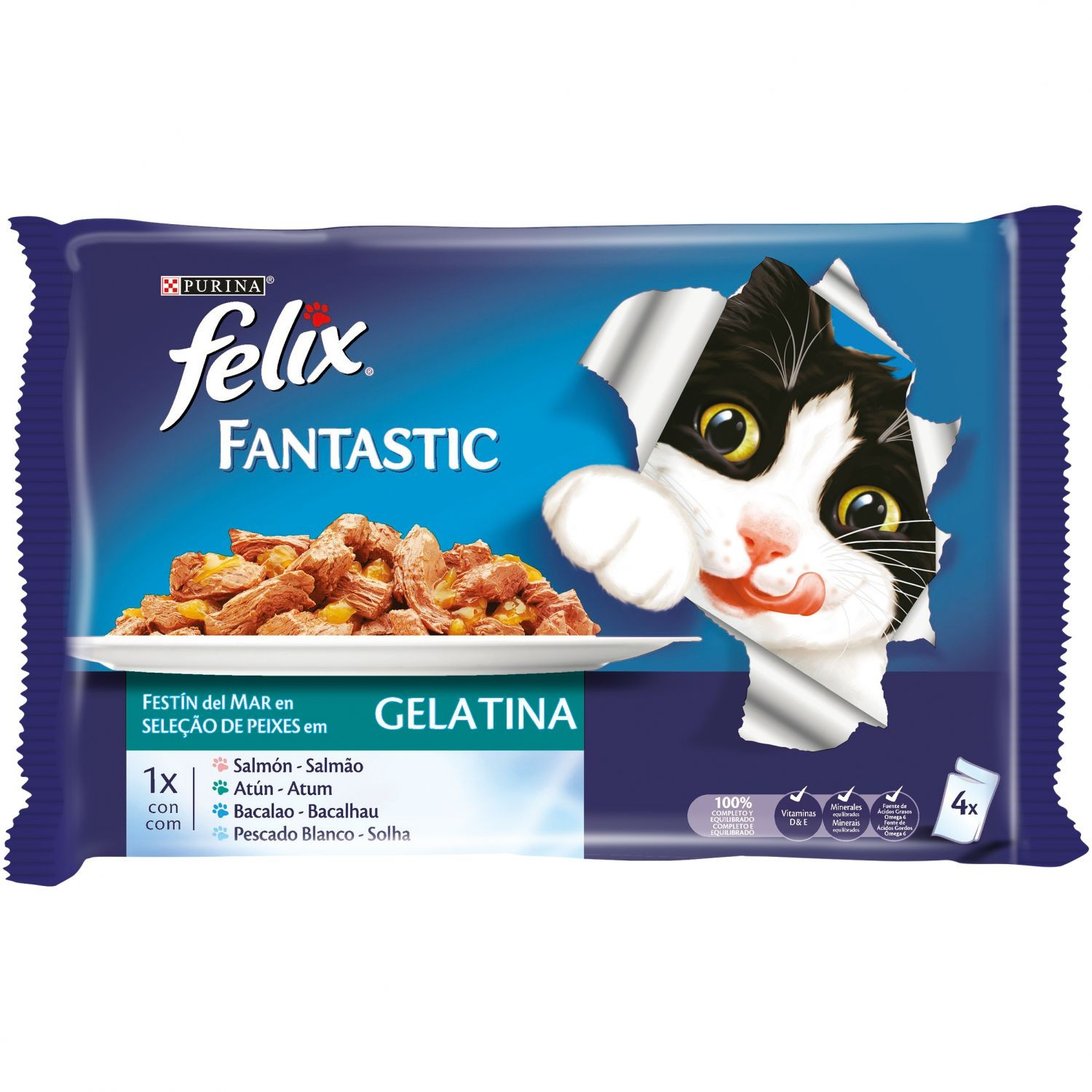 PACK de comida húmeda Felix Fantastic en gelatina