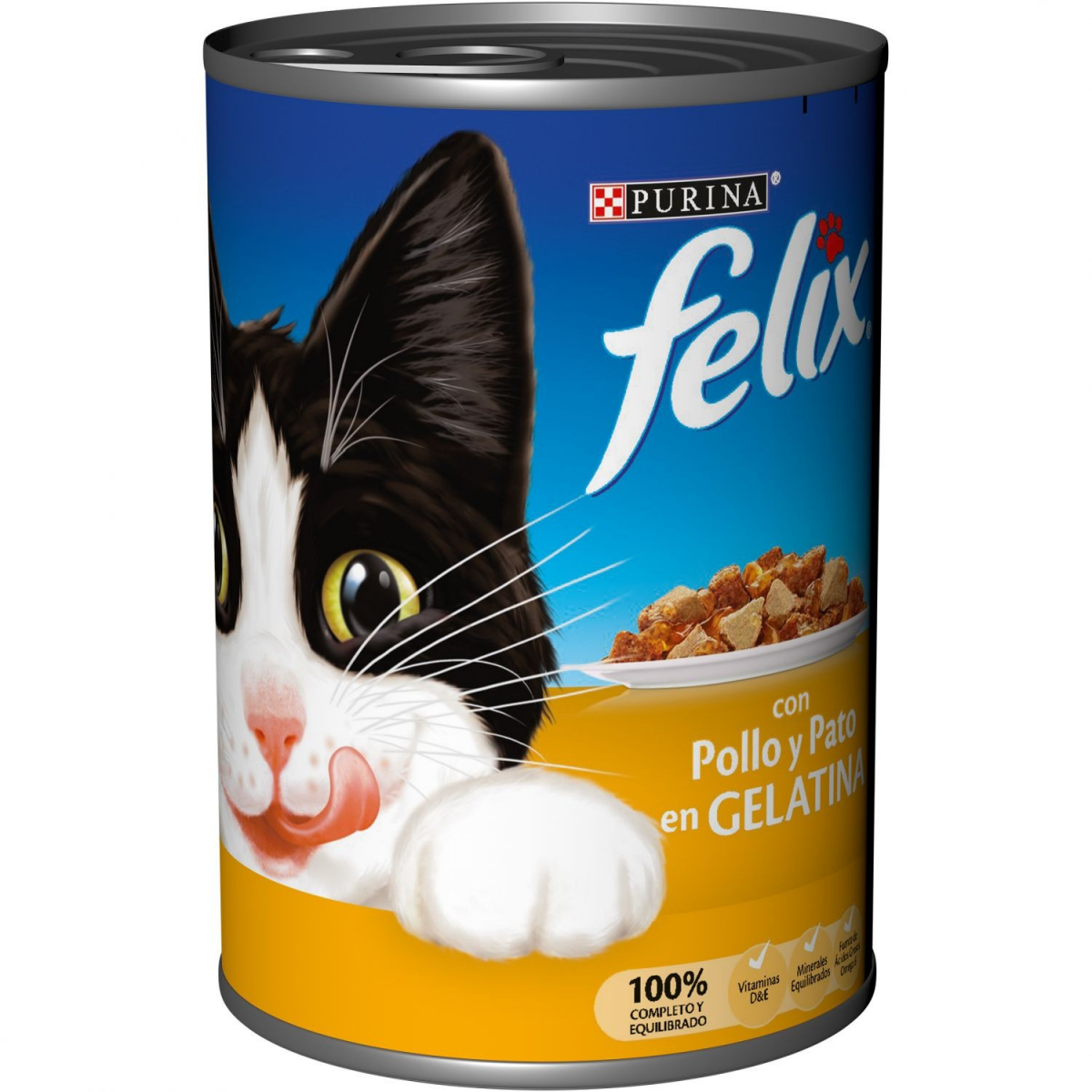 Eso Fortaleza Nombrar FELIX Latas de comida húmeda en gelatina para gatos - 2 recetas
