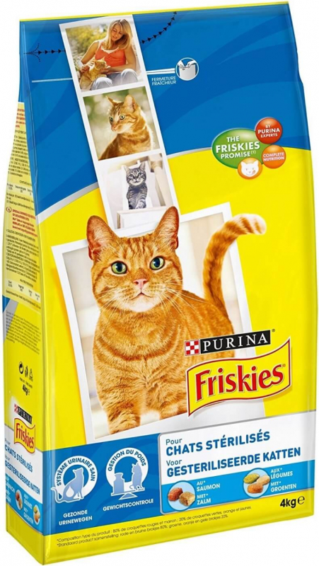 Friskies Trockenfutter mit Pute & Gemüse für serilisierte Katzen - Lm 1339fc3D7152ba9336a670e36D0eD79bc431519137748