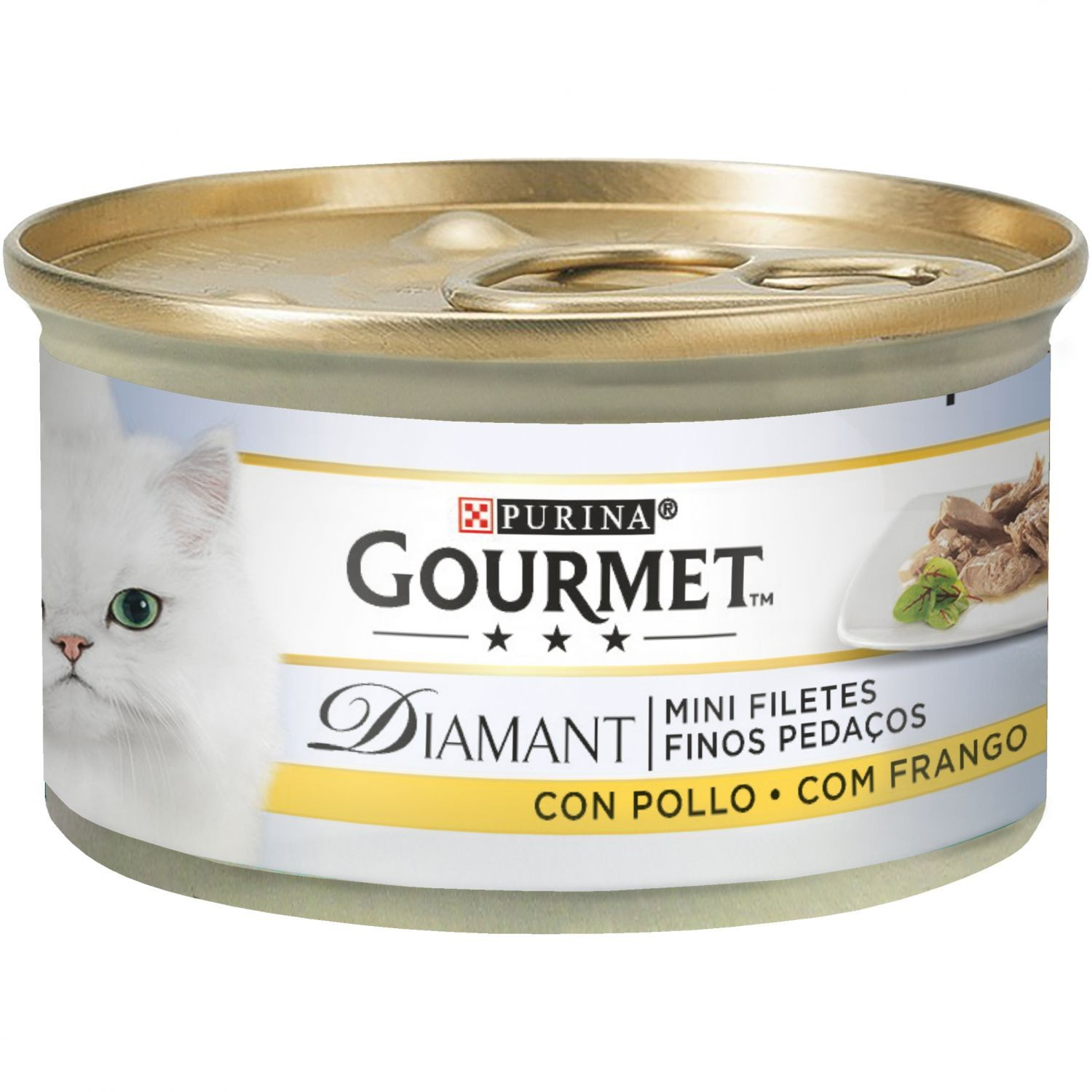 GOURMET Diamant Filetes - 3 recetas de comida húmeda