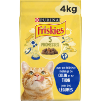 Friskies croquettes chat 4kg poisson