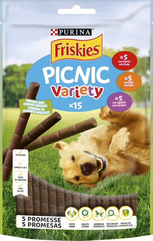Friandises Friskies Picnic Variety bâtonnets pour chien