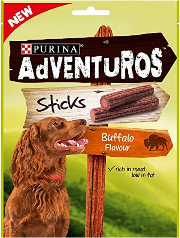 Friandises Adventuros Sticks Bison sauvage pour chien