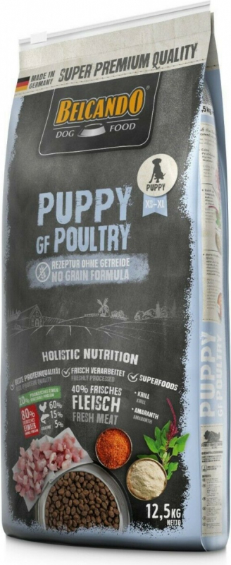 Belcando Puppy GF Poultry - Alimento seco de carne de aves para cães até 4 meses