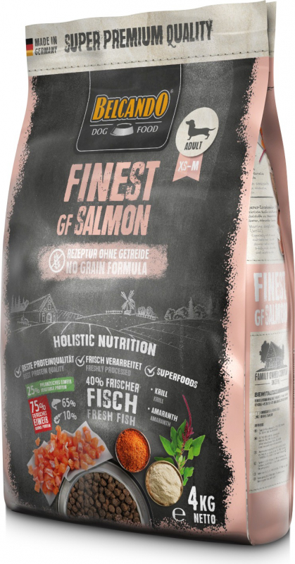 Belcando Finest GF Salmon - Ração seca para cão sensível de porte pequeno/médio