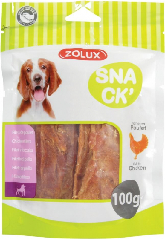 Zolux Friandises Filet de poulet pour chiens 